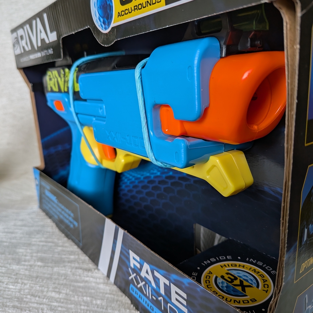 NERF Rival Fate XXII-100 Blaster - With 60 Extra Ammo Rounds Age 14+ New - Picture 3 of 16